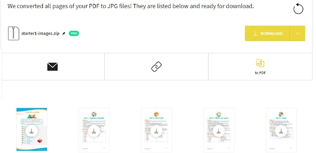 كيفية تحويل من pdf الى jpg من ملف الى صور