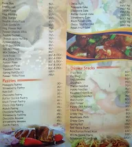 Model Bakery menu 1