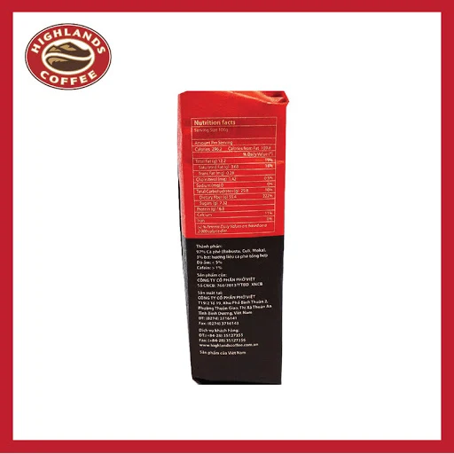 Cà phê Rang xay Moka Highlands Coffee 200g