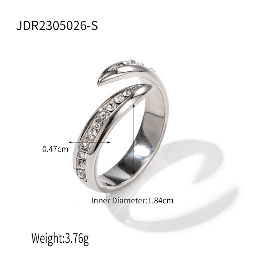 Title 1, Stainless Steel Womens Ring Durable and Stylis...