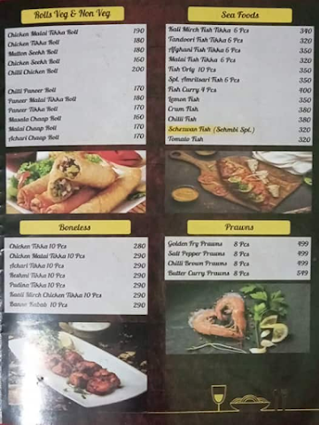 Sehmbi's Restaurant menu 