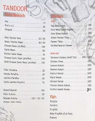 Sangolda Shack menu 3