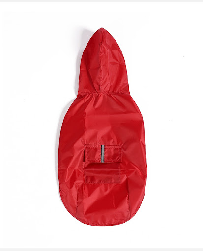 Title 6, Reflective large dog clothes windproof hooded r...