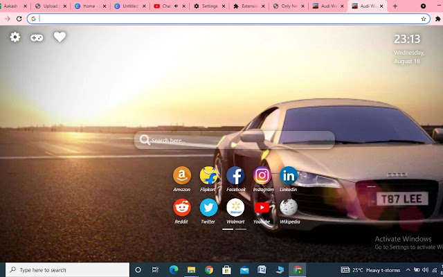 Audi   Wallpaper New Tab Theme