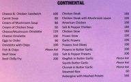 Hotel Angel's Ark menu 5