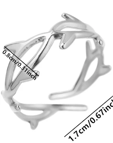 Bague ouverte personnalisée et irré - 1