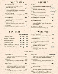 Terracotta - The Bake Studio menu 3