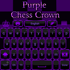 Purple Crown Keyboard theme