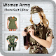 Download Woman Army Military Jacket Photo Editor For PC Windows and Mac 1.0