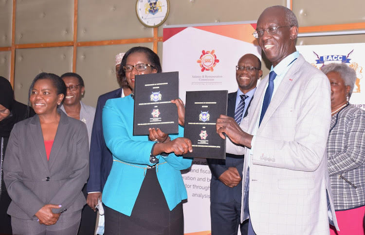 EACC, SRC sign collaboration pact on public management