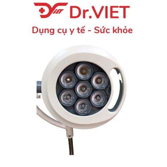 Đèn Mổ Di Động 7 Bóng Nhỏ (7 Led Nhỏ) - Kl07.L.i