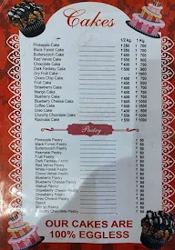 Christ Bakery menu 1