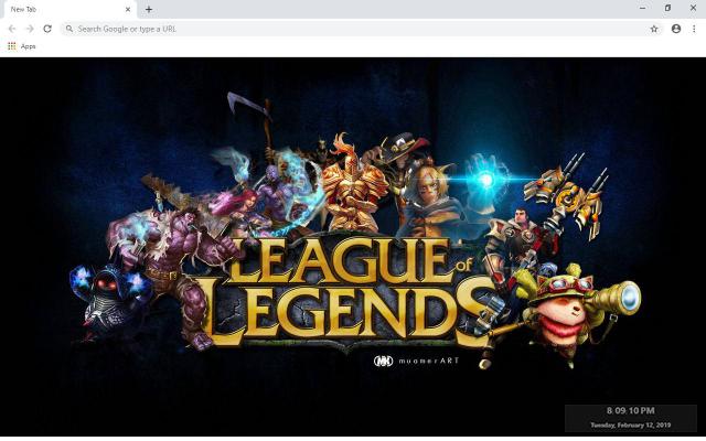 League of Legends Wallpapers and New Tab