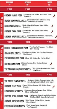 Liplick Pizzeria menu 1