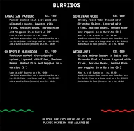 Cantina menu 2