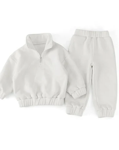 Meisjes Halve Rits Fleece Trui met - 0