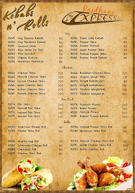 Rajdhani Xpress menu 3