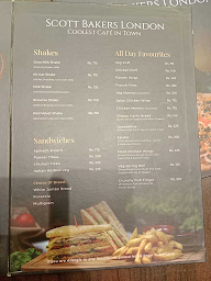 Scott Bakers London menu 1