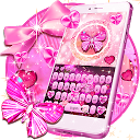 Baixar Pink Love Butterfly Keyboard Instalar Mais recente APK Downloader