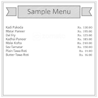 Baba's Delight menu 1