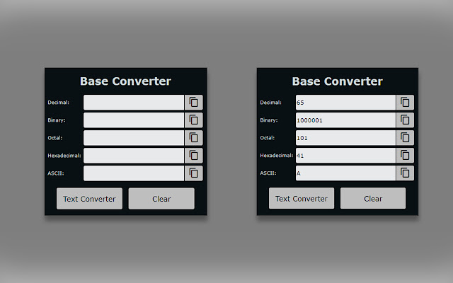 All In One Base Converter