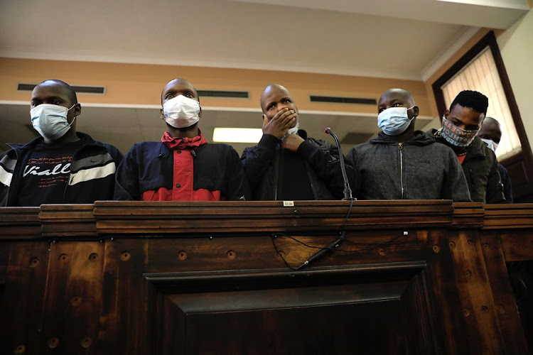 Six men accused of murdering Gauteng health department official Babita Deokaran appear in the Johannesburg magistrate's court.