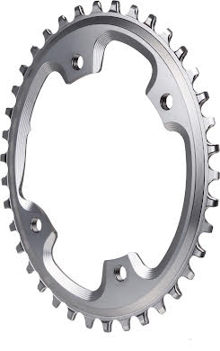 Absolute Black 110BCD Asymmetric CX 1X Oval Chainring alternate image 1