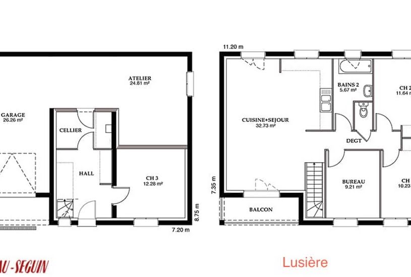  Vente Terrain + Maison - Terrain : 429m² - Maison : 100m² à Pommérieux (57420) 