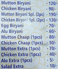 A-1 Haji Biryani House menu 1