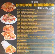 DDwich Chase The Taste menu 1