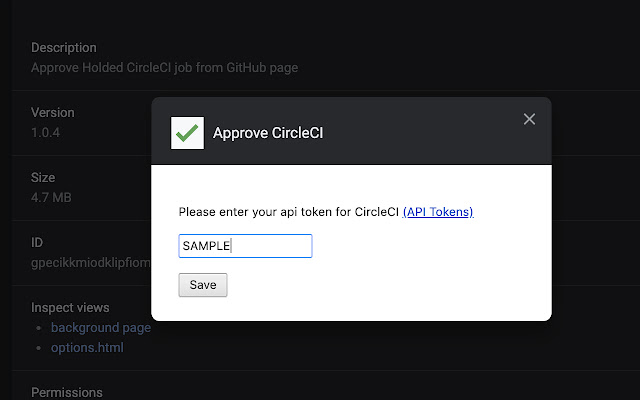 Approve CircleCI