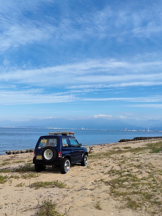 パジェロミニの海岸線ドライブ・夏を探して・愛媛ドライブ・今治・砂浜に関するカスタム事例の投稿画像2枚目