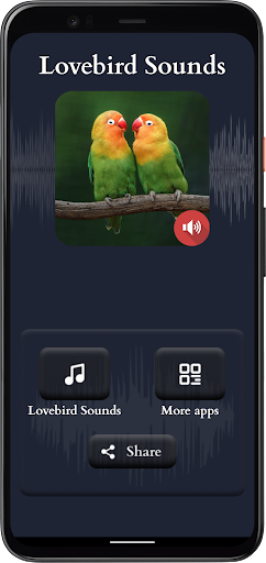 Screenshot Lovebird Sounds