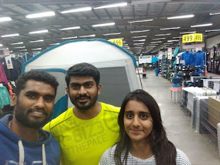 Rakshith M at Decathlon, Electronic City,  photos