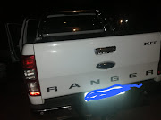 This bakkie is one of four vehicles that police seized in two operations in Gauteng on Monday. Police suspect these vehicles had been used in the commission of serious crimes, including cash-in-transit robberies.