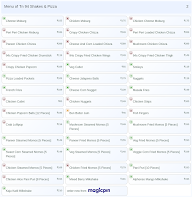 Tn 94 Shakes & Pizza menu 2