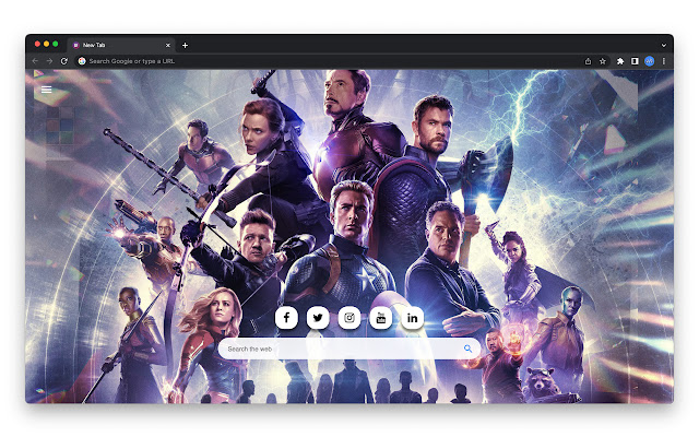 Avengers: Endgame Wallpaper HD New Tab