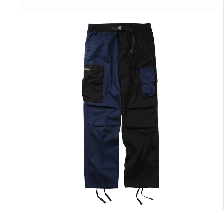 Calças cargo com bolsos grandes e cores contrastantes oferecem estilo e praticidade. Perfeitas para um visual moderno e funcional.
