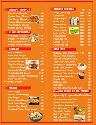 Yogi Jogi menu 2