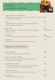 Binny's Kitchen menu 5