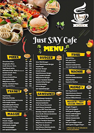 Just Say Cafe menu 2