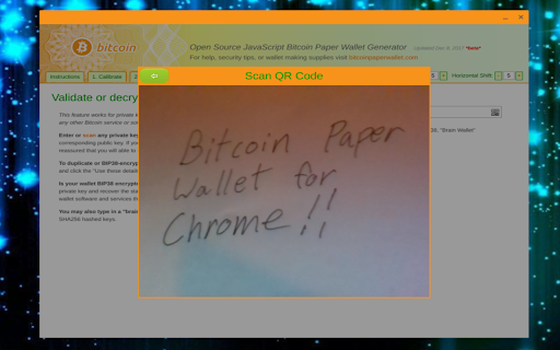 Bitcoin Paper Wallet Maker