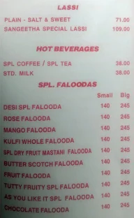 Sangeetha Veg Restaurant menu 8