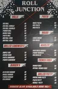 Roll Junction menu 1