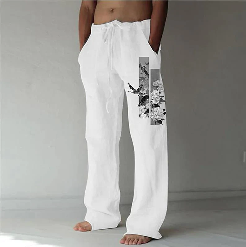 Pantalones deportivos de talla grande con pernera ancha y corte relajado perfectos para ocio y comodidad diaria.