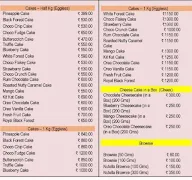 Online Cake menu 3