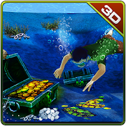 Scuba Diver Swimming Treasure Hunt: Underwater Sim  Icon