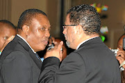 PSL chairman Irvin Khoza and Safa president Danny Jordaan./ 2010 FIFA World Cup Organising Committee South Africa