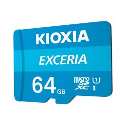 Thẻ Nhớ Microsdhc Kioxia Exceria 64Gb Uhs - I U1 100Mb/S (Xanh) - Formerly Toshiba Memory