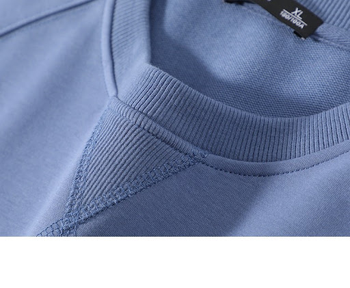 Title 6, Mens Round Neck Sweater in Cotton, Stitching C...